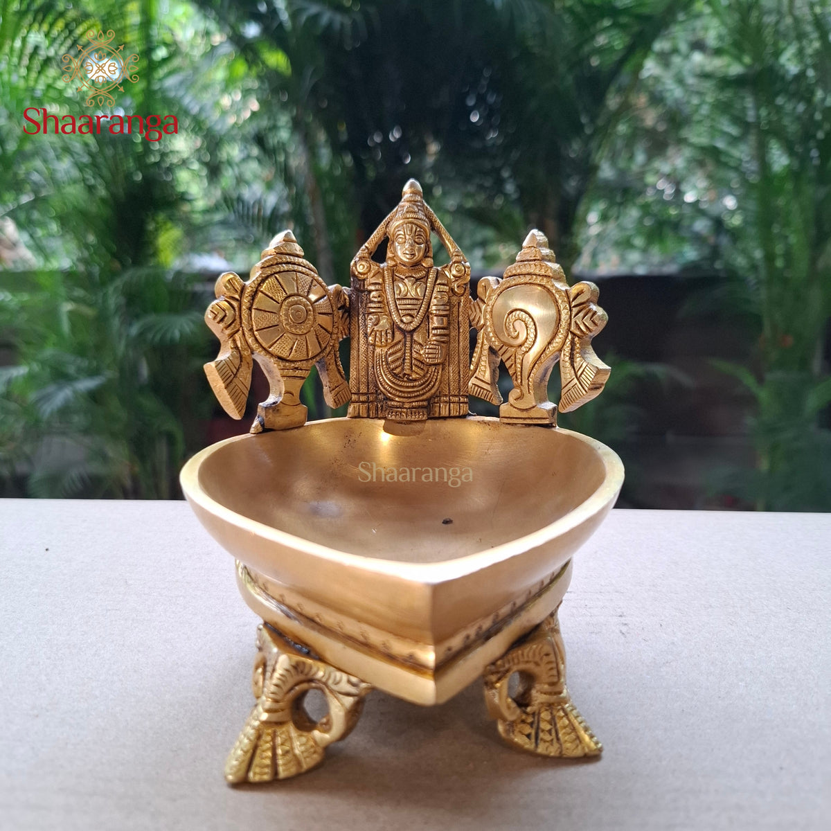5 Inches Brass Balaji Diya