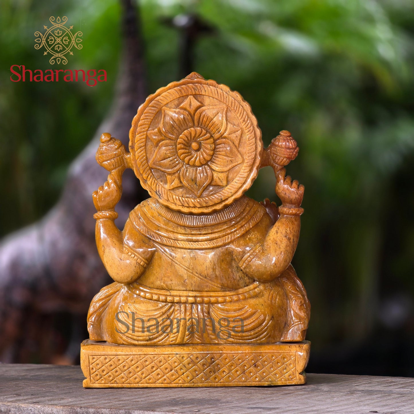14 Inches Jasper Ganesha