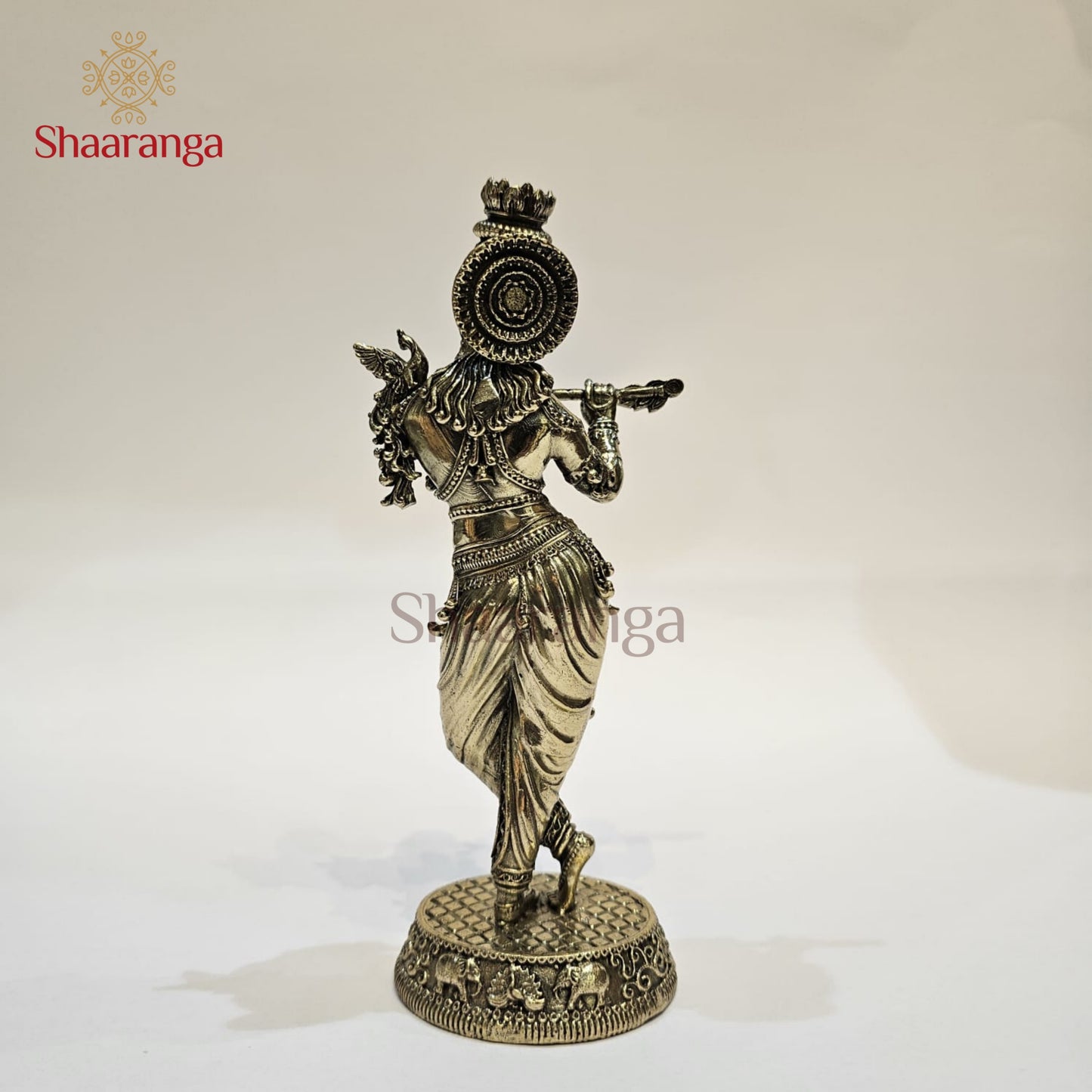 7 Inch Brass Krishna Idol