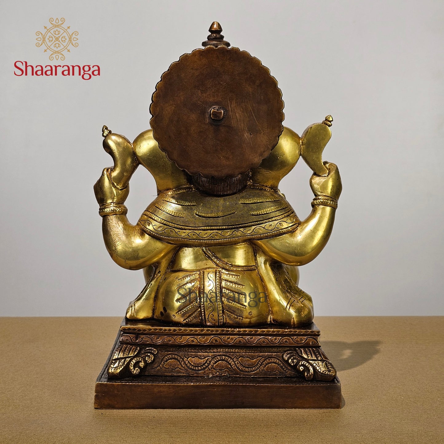 11 Inches Brass Pooja Ganesha