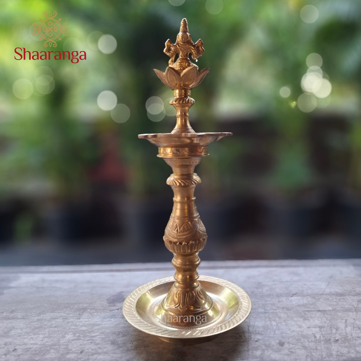 14.5 Inches Bronze Astha Lakshmi Special Lamp