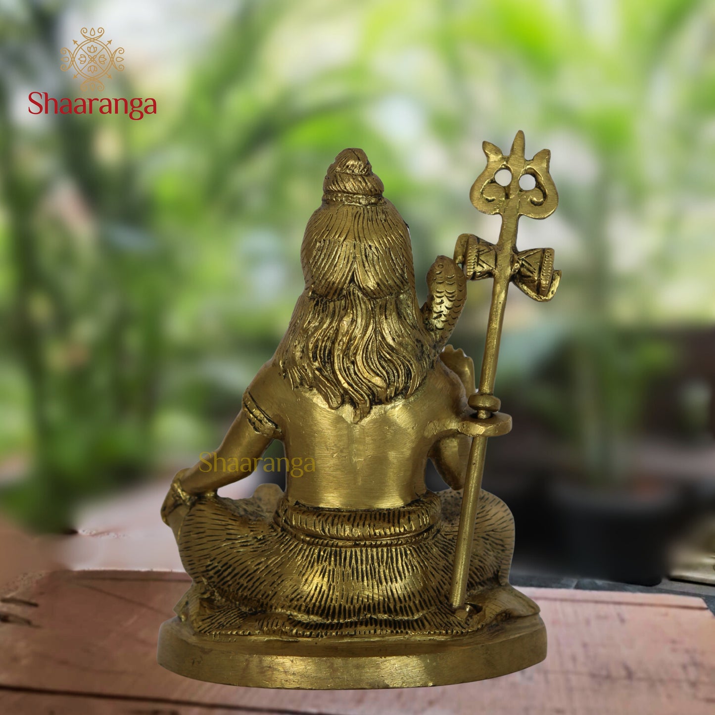 6 Inches Brass Shiva Sitting Base WG