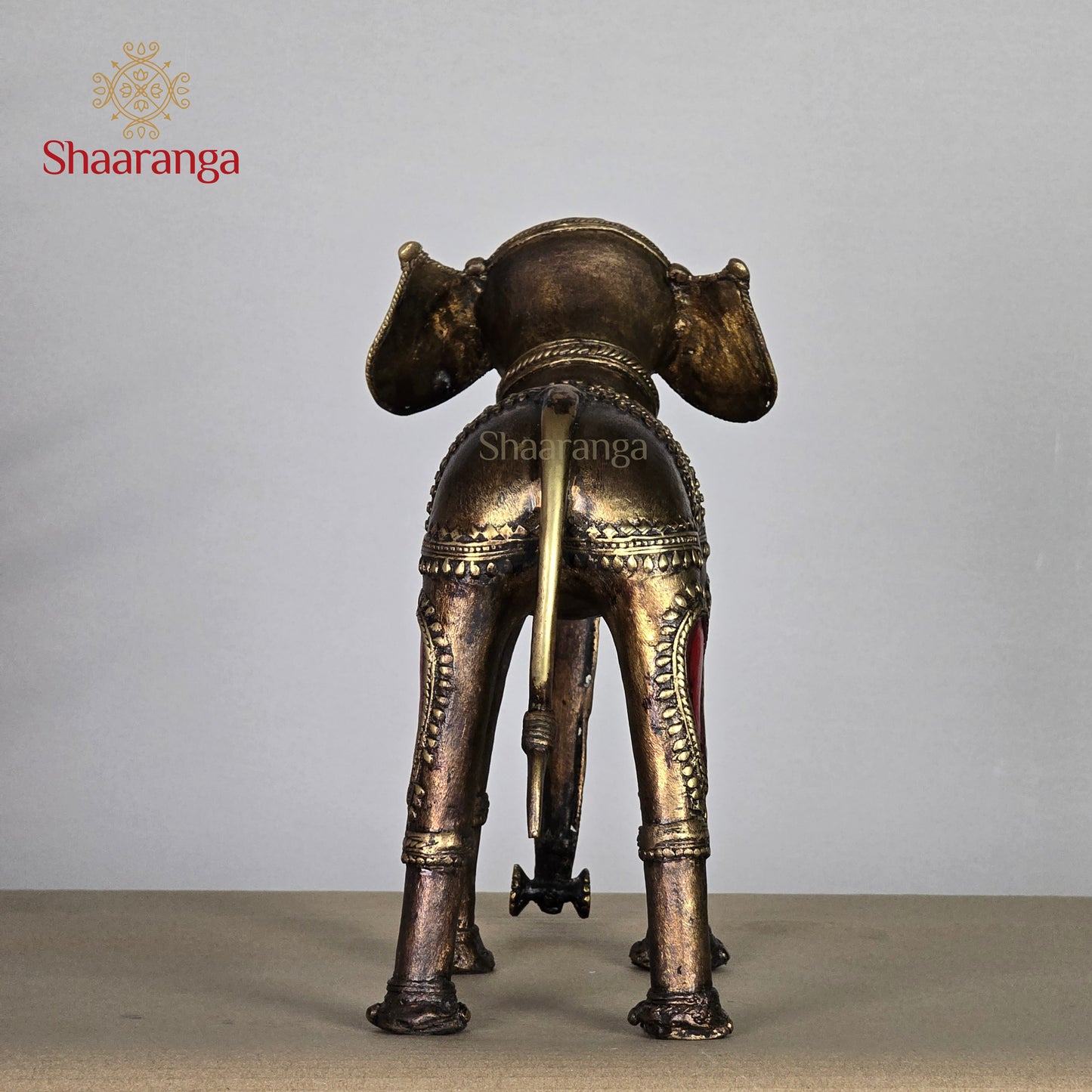 10 Inches Brass Elephant