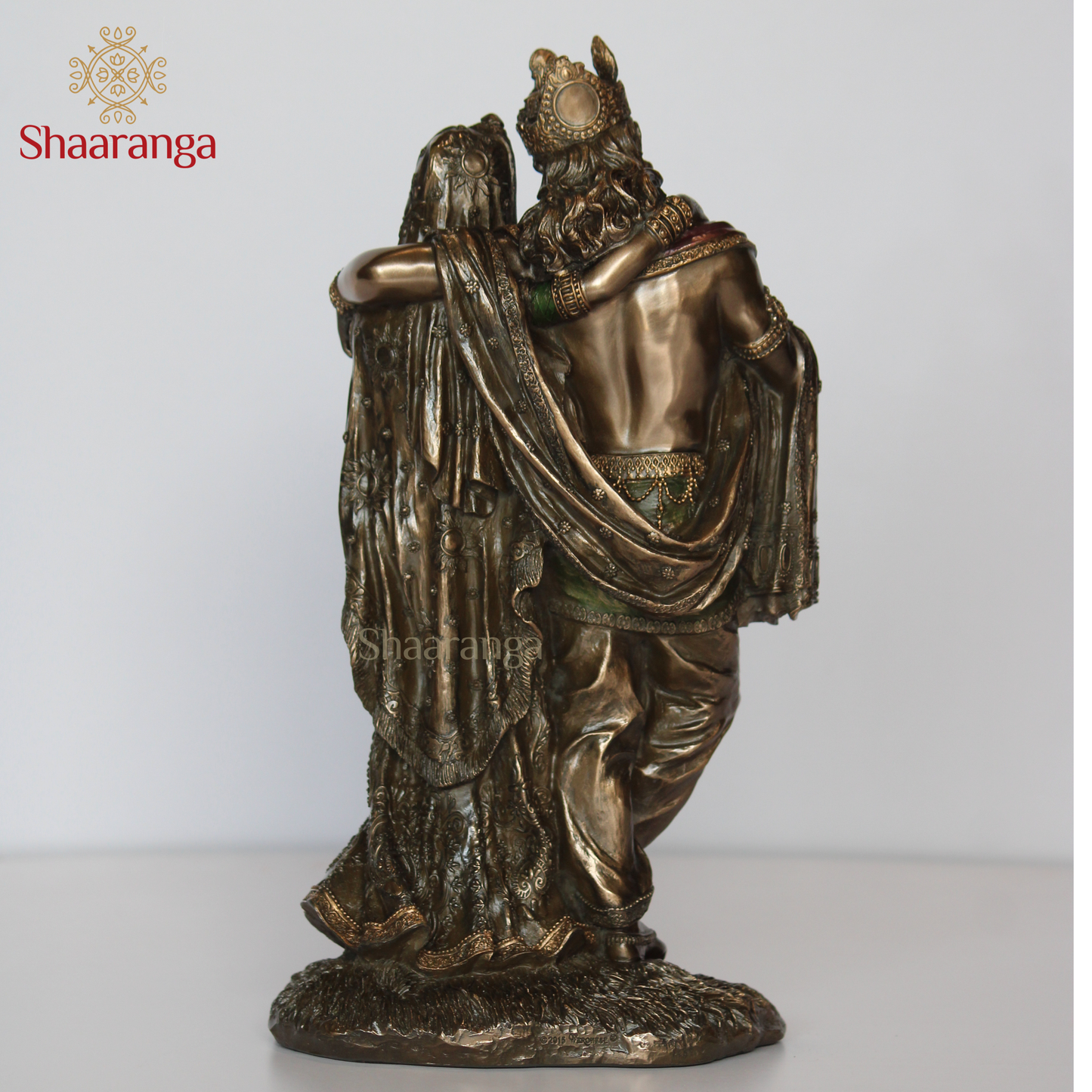 12 Inches Polyresin Radha Krishna Flute