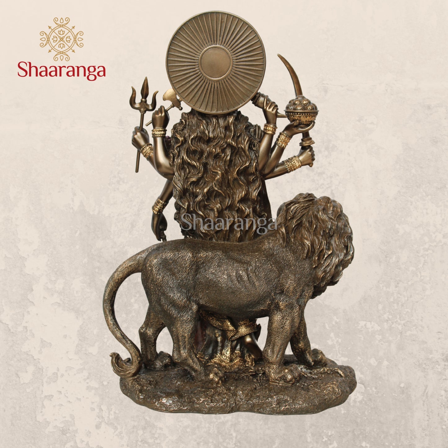 11 Inches Polyresin Durga Devi