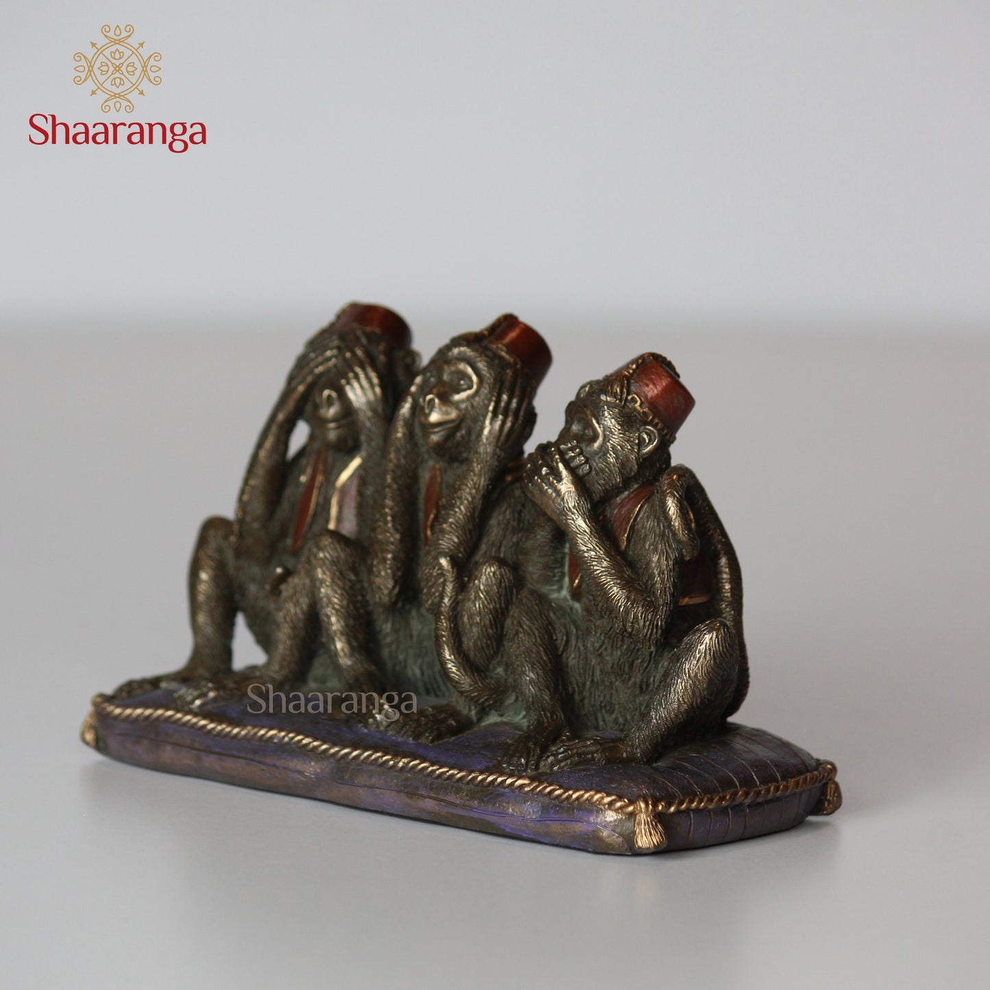 4 Inches Polyresin 3 Wise Monkey