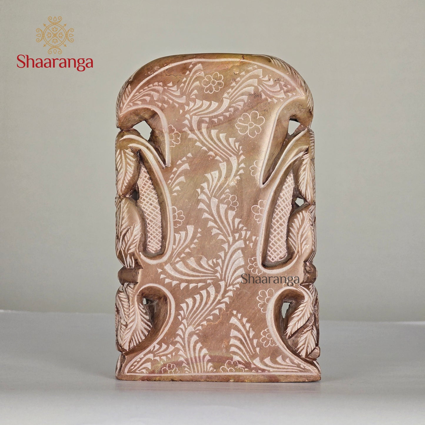 6.5 Inches Stone Radha Krishna with Tree