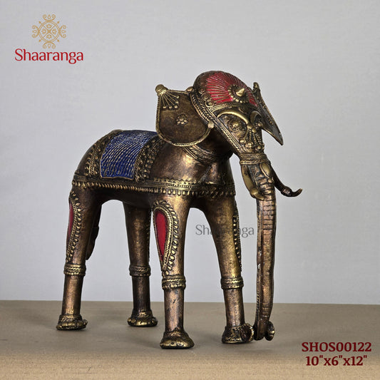 10 Inches Brass Elephant