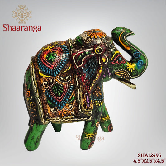 4.5 Inches Wooden Elephant Upper Trunk