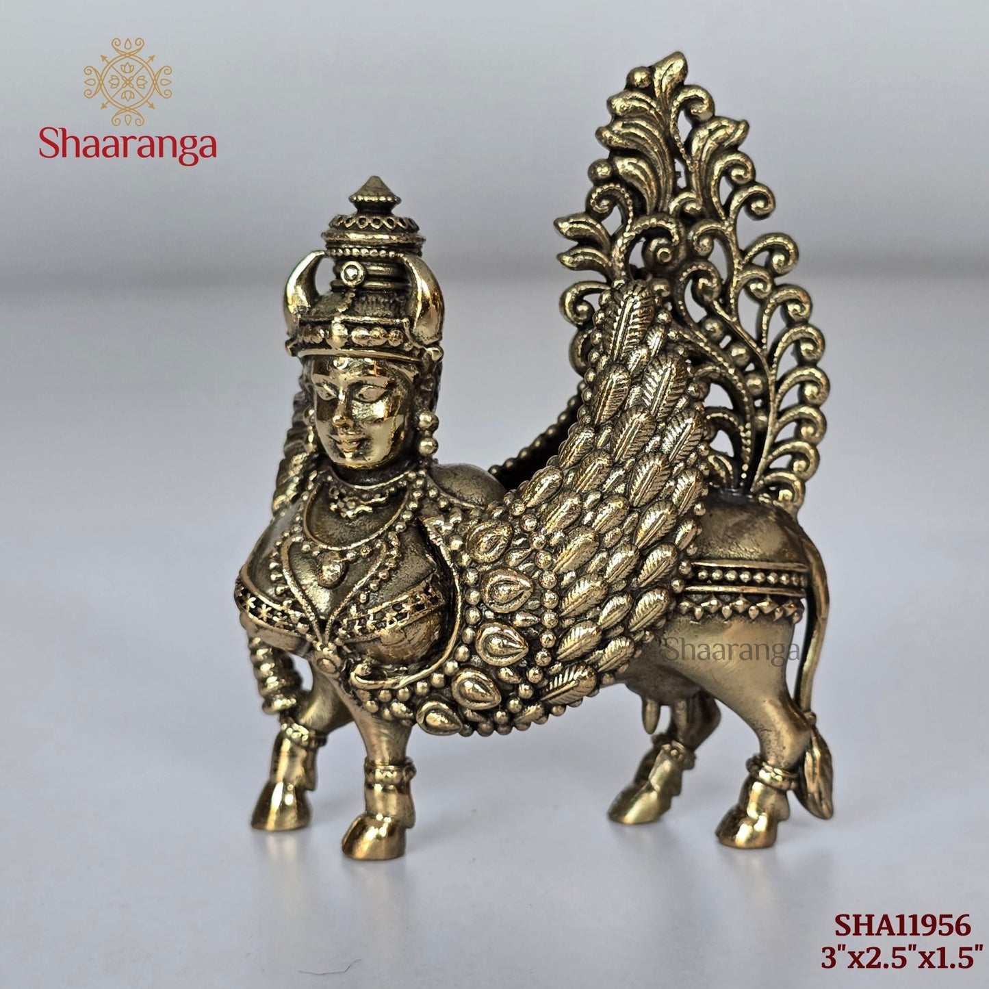 3 Inches Brass Kamadenu