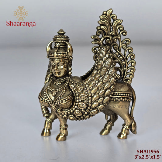 3 Inches Brass Kamadenu