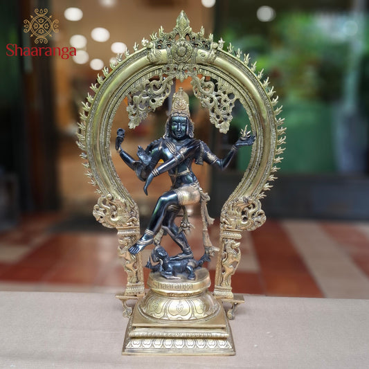 26 Inches Brass Nataraja in deep tone finish
