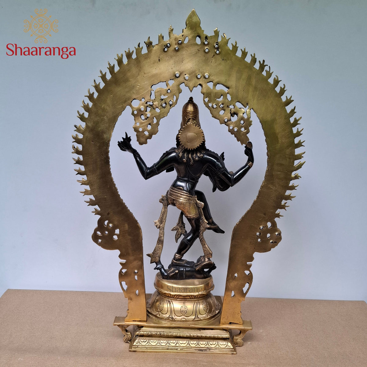 26 Inches Brass Nataraja in deep tone finish