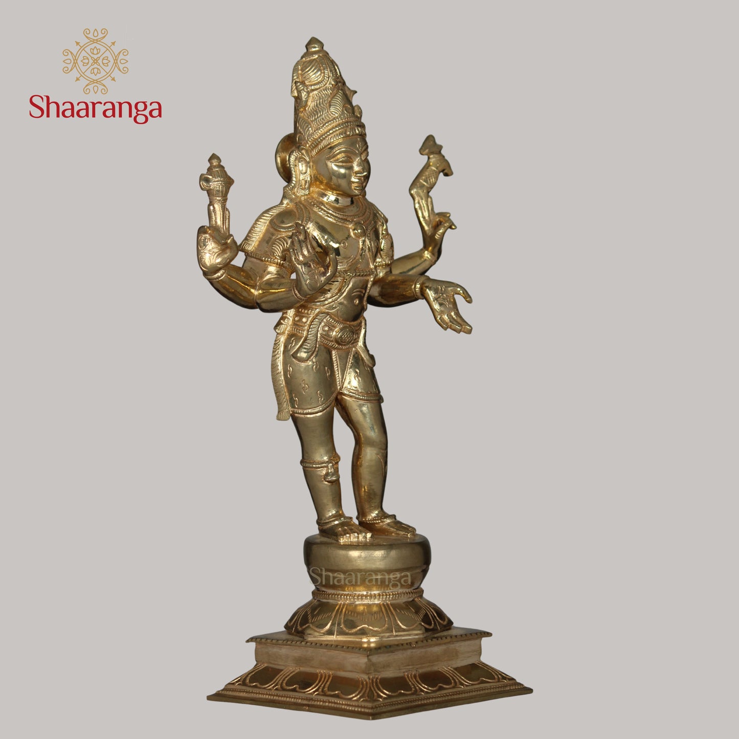 12 Inches Bronze Shiva Standing