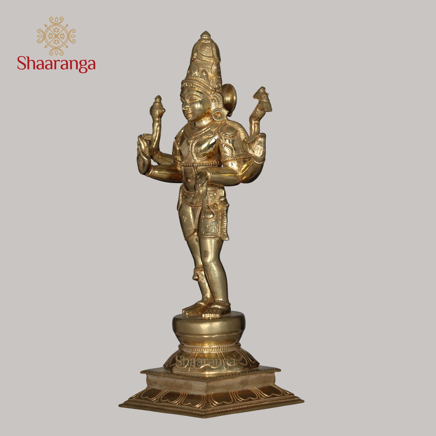 12 Inches Bronze Shiva Standing