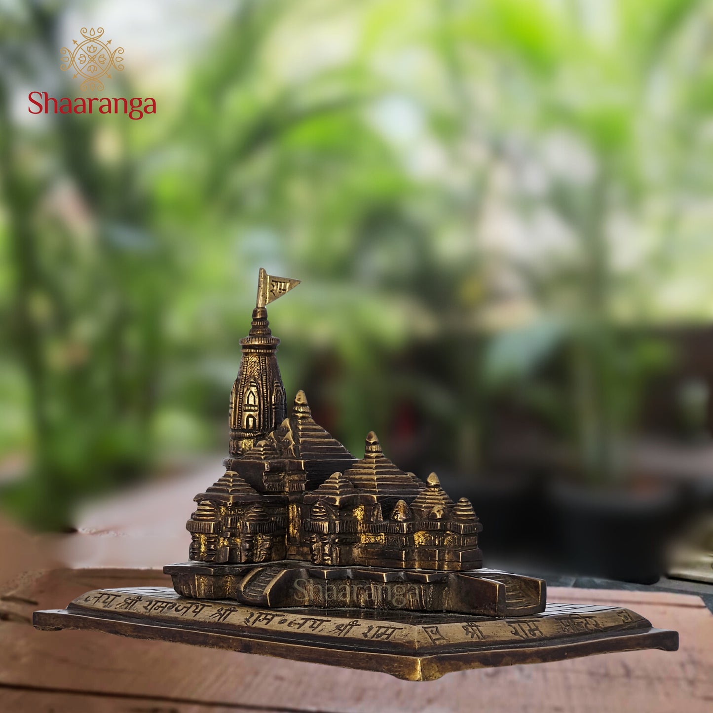 6 Inches Brass Ayodhya Rama Mandiram