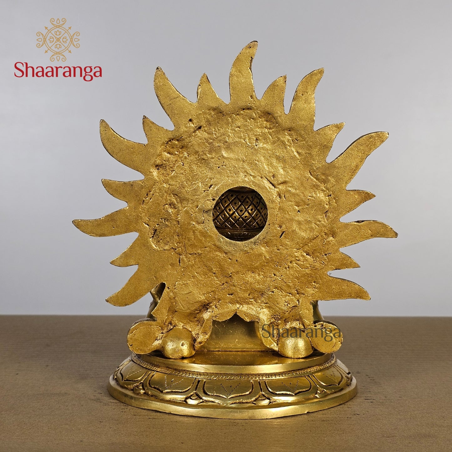 7.5 Inches Brass Hanuman Bust WIth Base