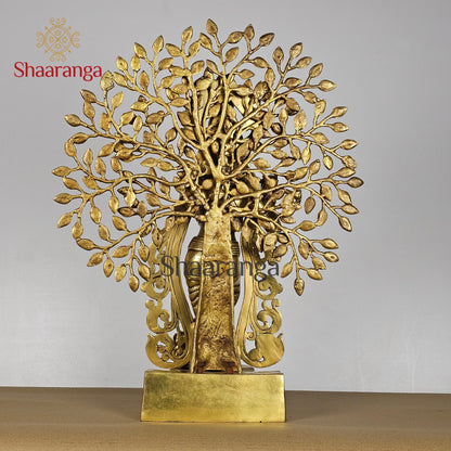 21 Inches Brass Krishna Tree