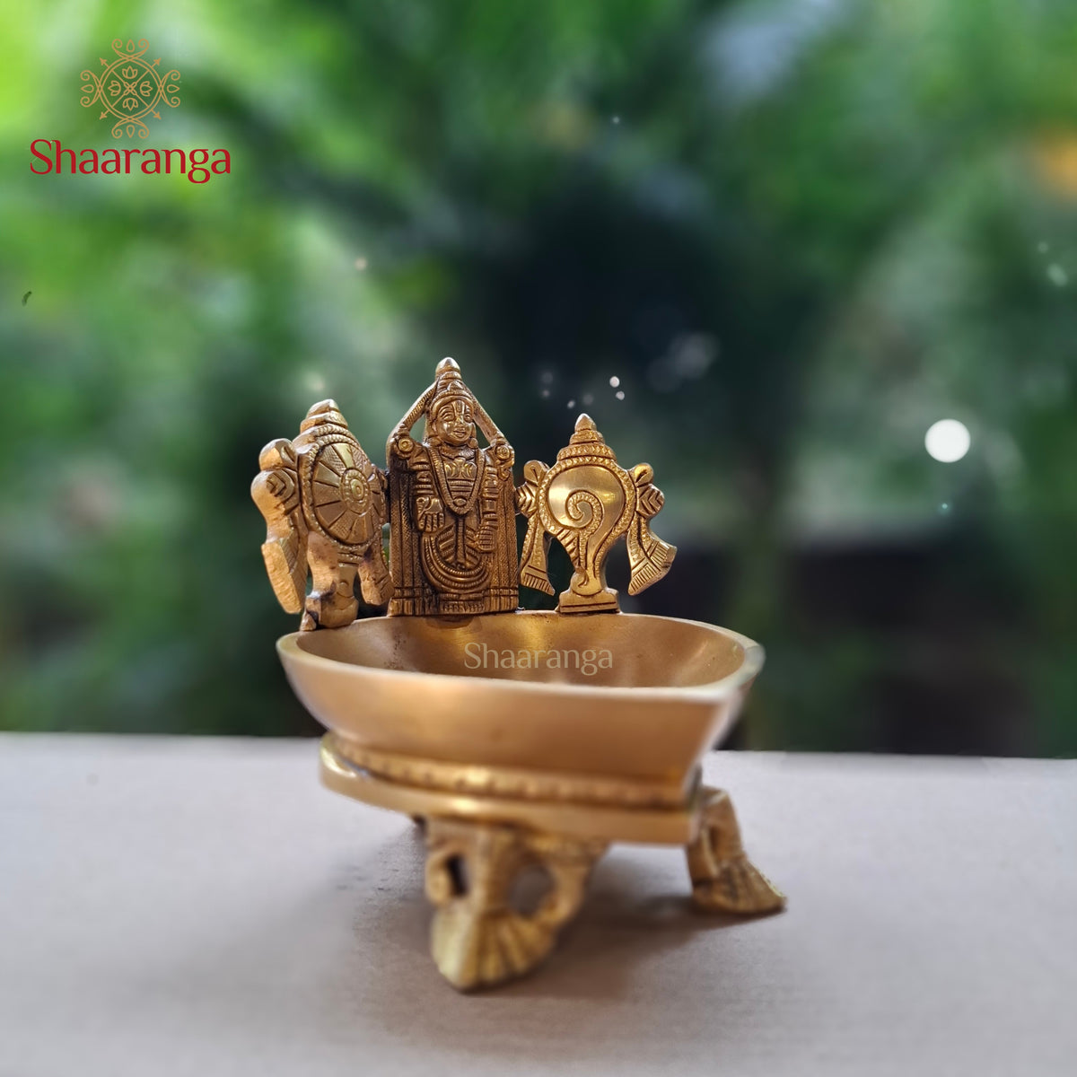 5 Inches Brass Balaji Diya