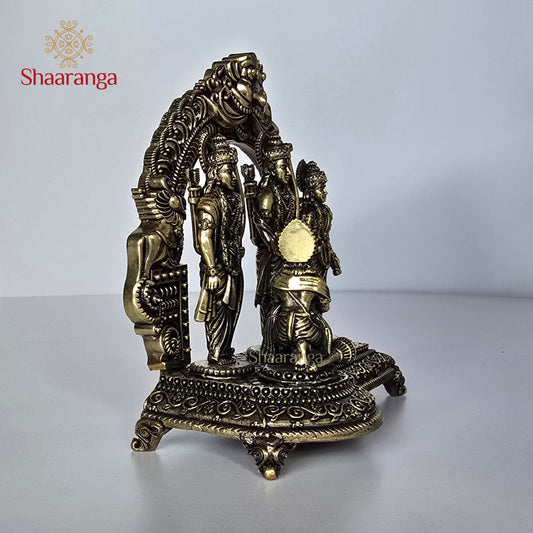 6.8 Inches Brass Ram Darbar