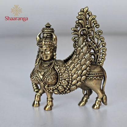 3 Inches Brass Kamadenu