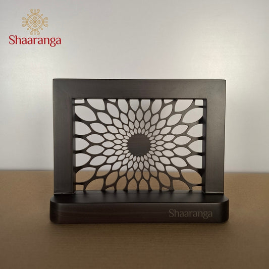 7.5 Inches Wooden Stand with Cutwork