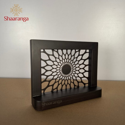 7.5 Inches Wooden Stand with Cutwork