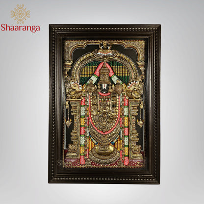 41x29 Inches Balaji Tanjore Painting with  22K  Gold work