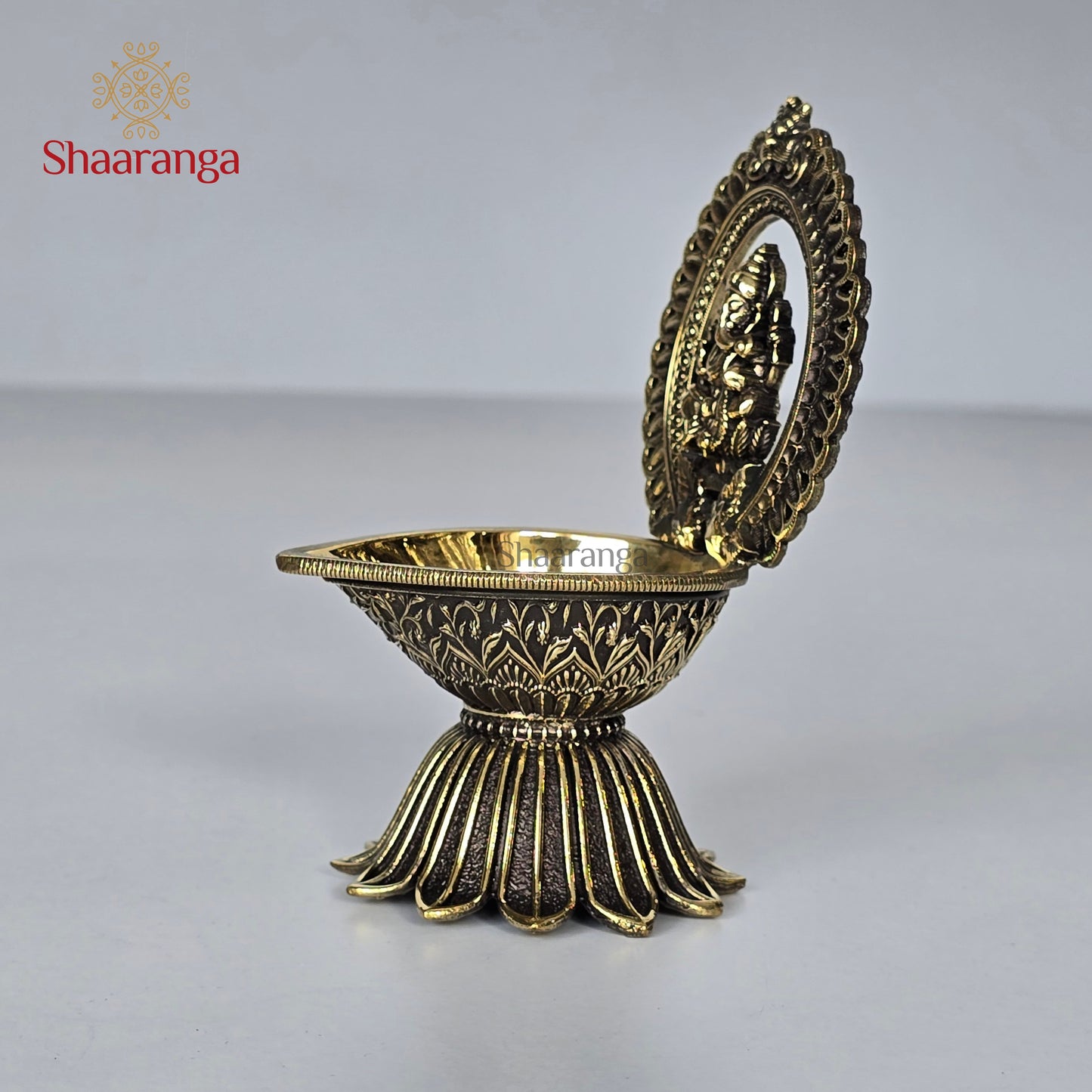 4.5 Inches Brass Ganesha Arch Diya