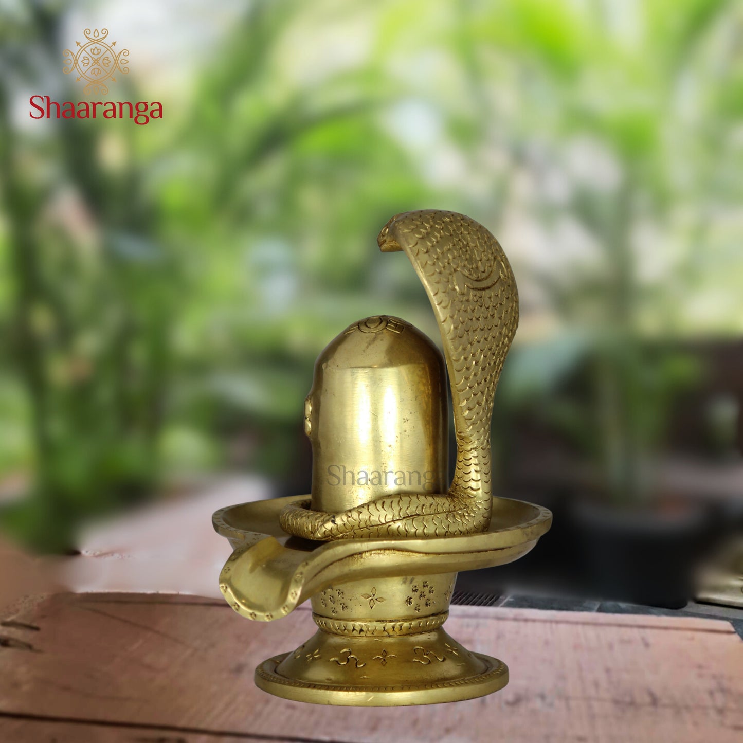 6.5 Inches Brass Shivalingam