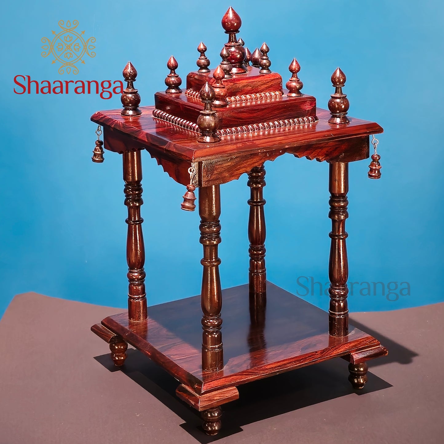 19 Inches Rosewood Mandir – ideal for small spaces