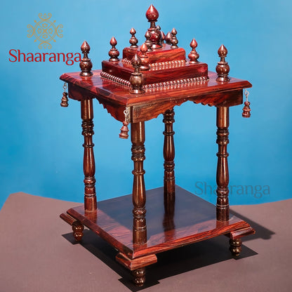 19 Inches Rosewood Mandir – ideal for small spaces