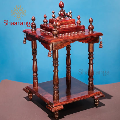 19 Inches Rosewood Mandir – ideal for small spaces