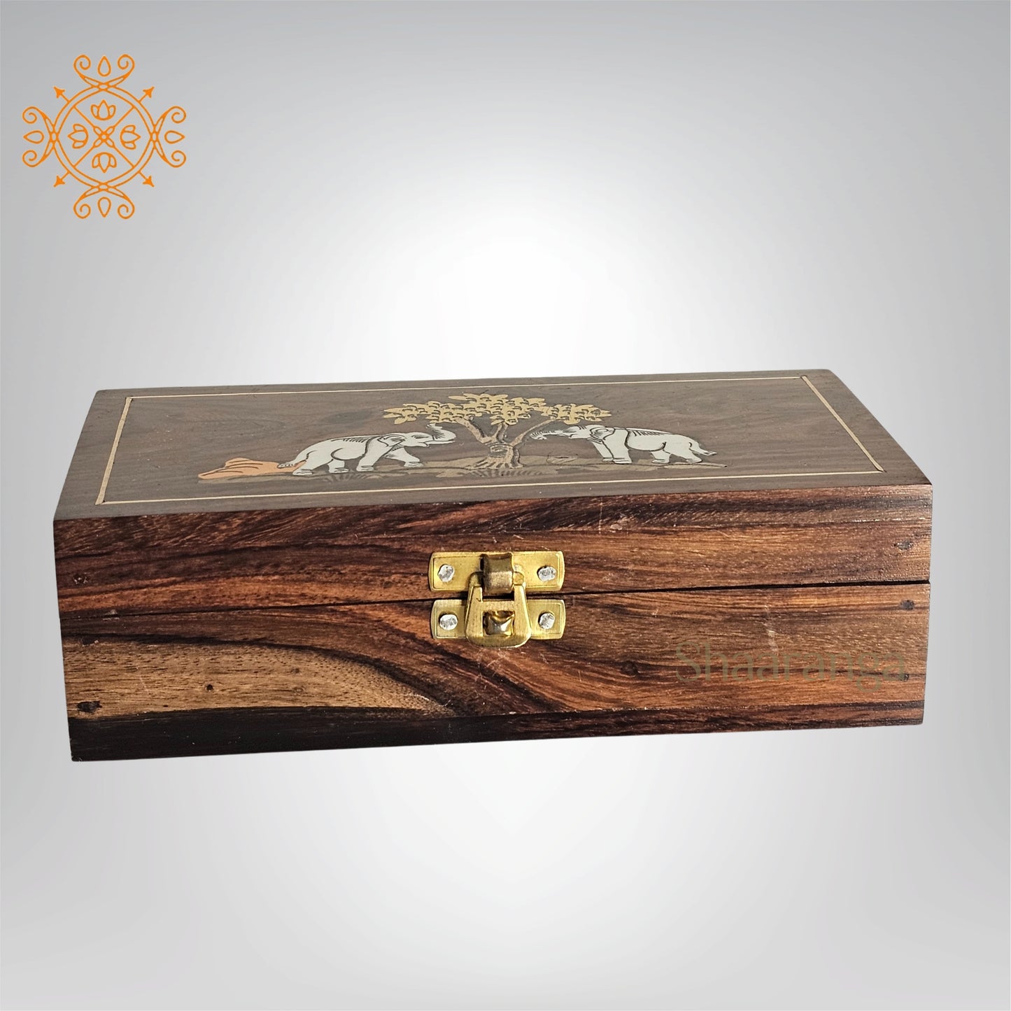 8 Inches Rosewood Storage Box