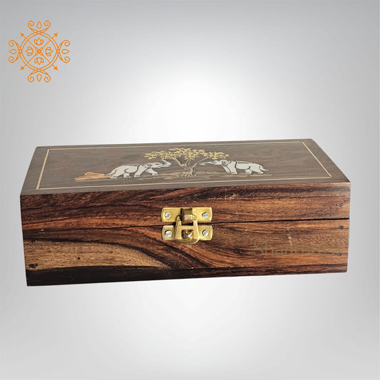 8 Inches Rosewood Storage Box