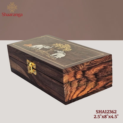 8 Inches Rosewood Storage Box