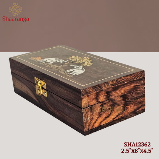 8 Inches Rosewood Storage Box
