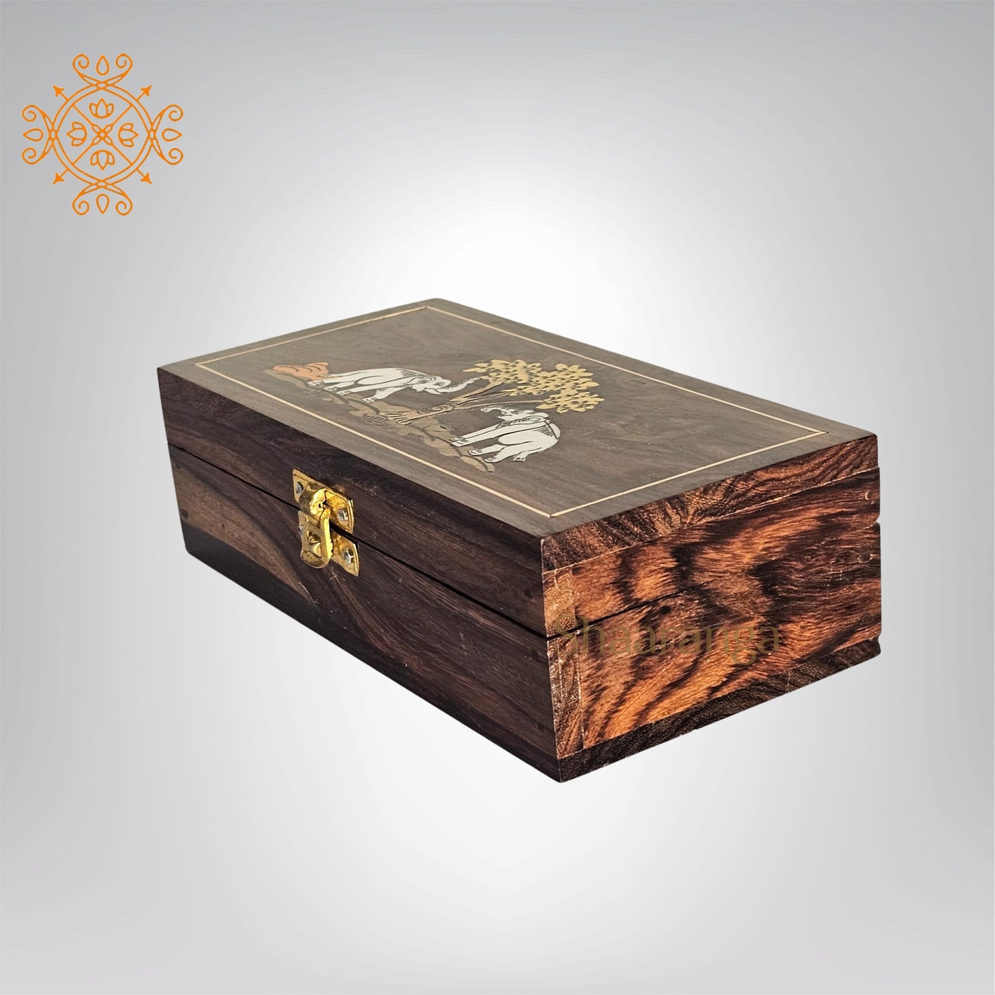 8 Inches Rosewood Storage Box