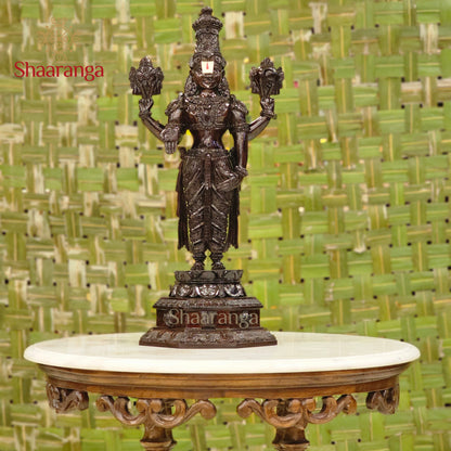 30 Inches Rose wood Venkateshwara Swamy Sculpture