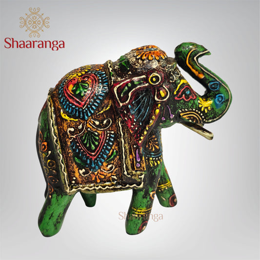 4.5 Inches Wooden Elephant Upper Trunk