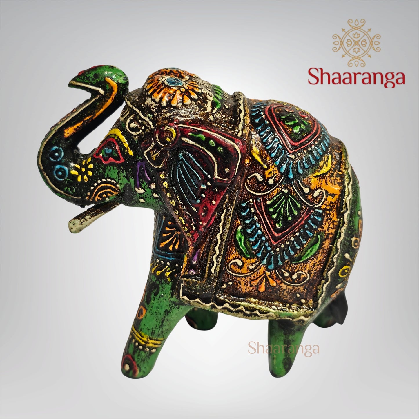 4.5 Inches Wooden Elephant Upper Trunk