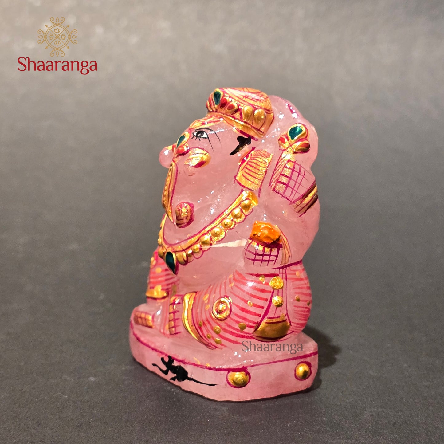 3 Inches Semi Precious Stone Ganesh