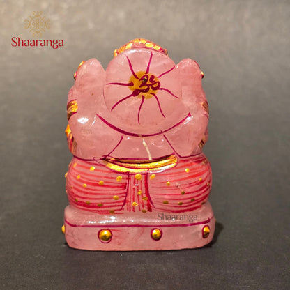 3 Inches Semi Precious Stone Ganesh
