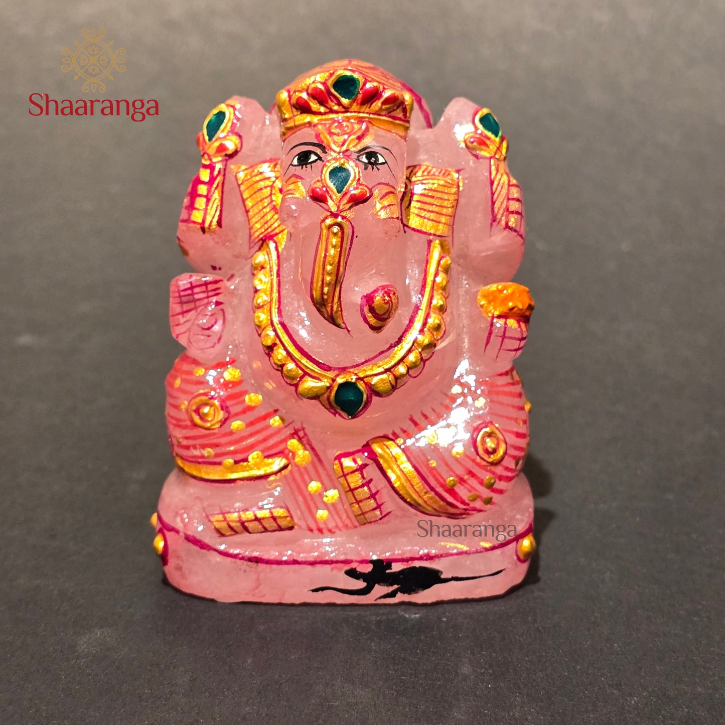 3 Inches Semi Precious Stone Ganesh