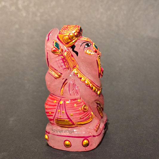 3 Inches Semi- Precious Stone Ganesh