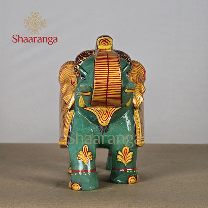 6 Inches Semi Precious Stone Elephant