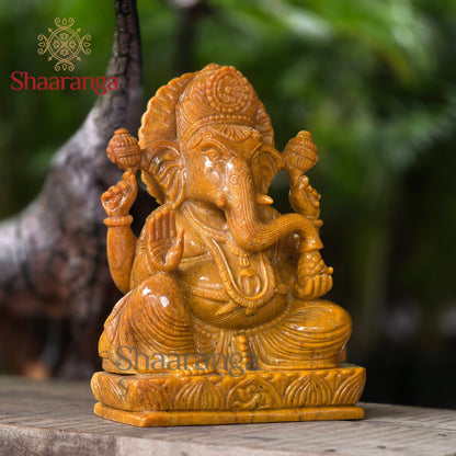 14 Inches Jasper  Ganesha