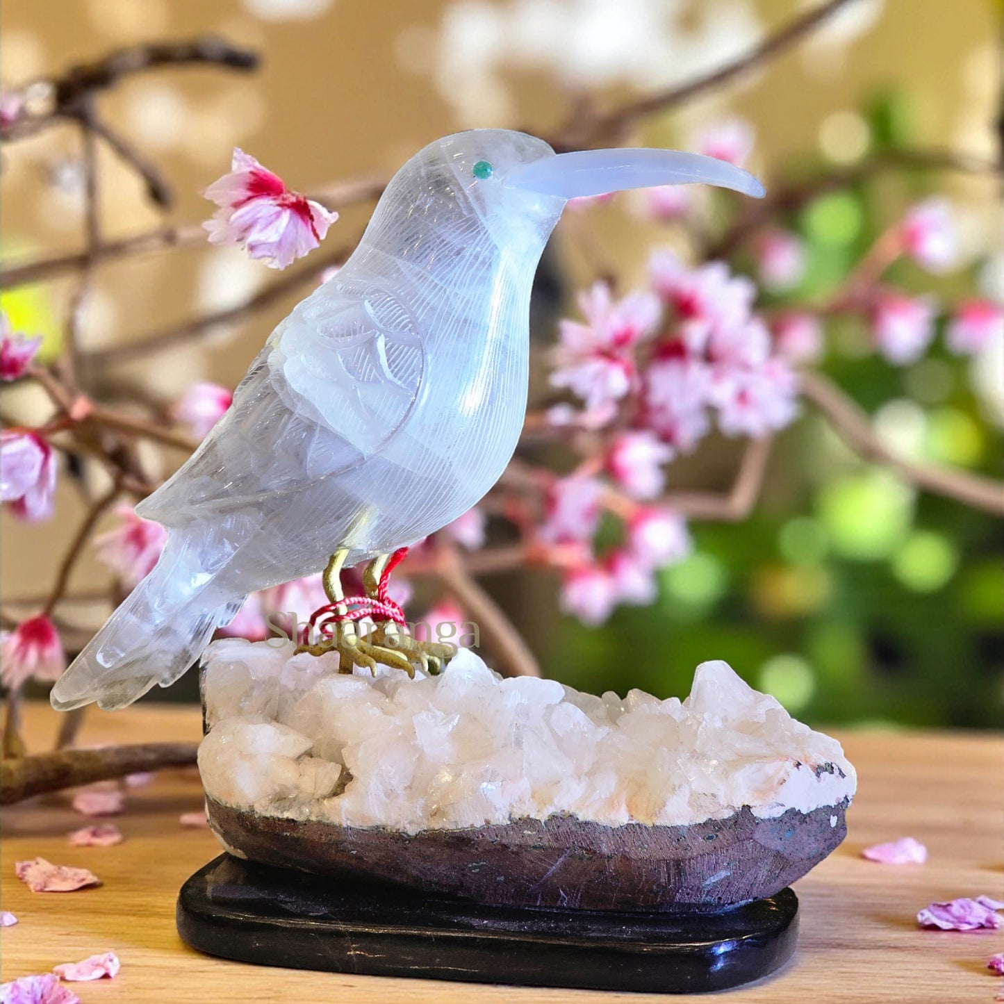 6 Inches Bird in Fluorite Stone