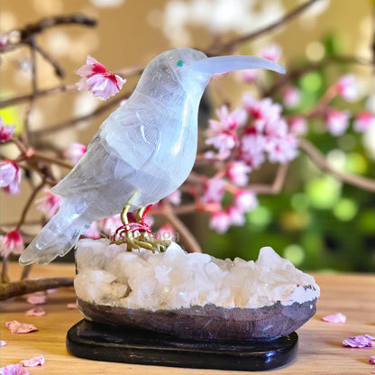 6 Inches Bird in Fluorite Stone