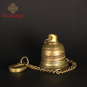 3 Inches Brass Temple Hanging Bell